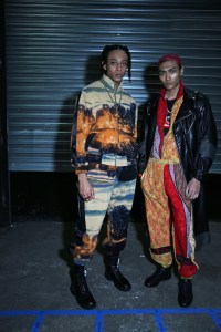 Backstage at Koché RTW Fall 2020