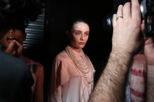 Backstage at Koché RTW Fall 2020