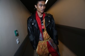 Backstage at Koché RTW Fall 2020