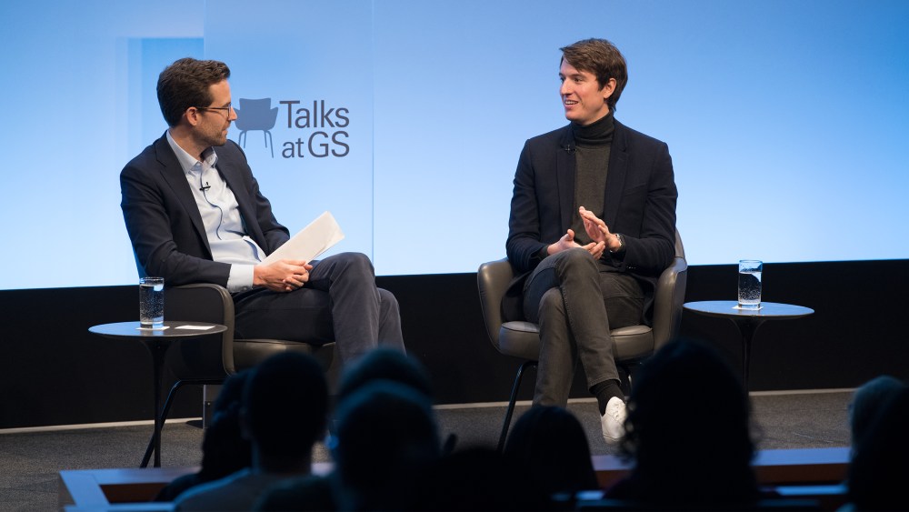 Goldman Sachs' Josh Murray and Alexandre Arnault.
