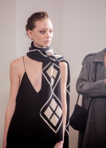 Backstage at Khaite RTW Fall 2020