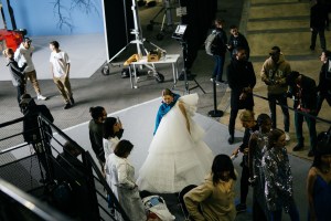 Backstage at Off-White RTW Fall 2020
