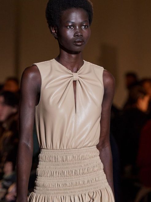 Leather Looks Trend at NYFW
