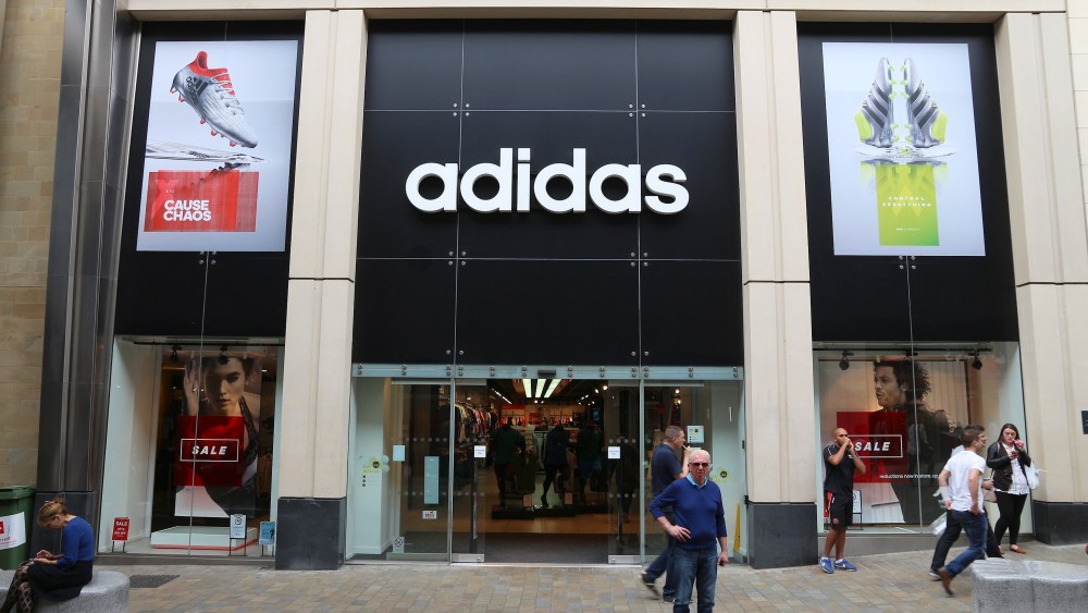 An Adidas store