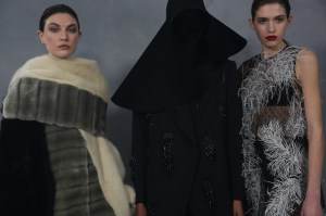 Backstage at Givenchy RTW fall 2020