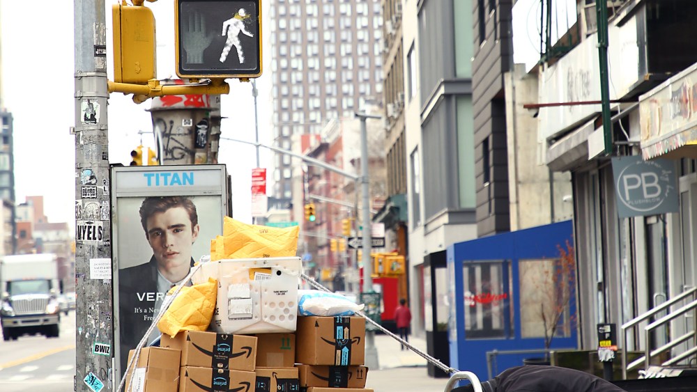 Amazon delivery during the coronavirus pandemic