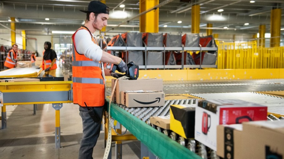 Amazon workers are concerned about unsanitary conditions, close quarters.