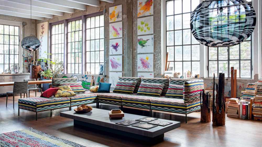 Missoni Home's "Modern Iconic" series.