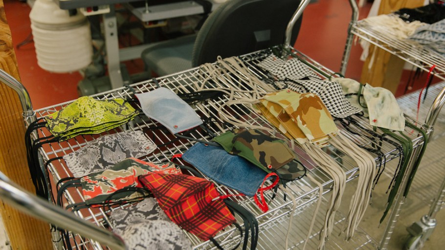 Hudson Jeans, Paige Denim, Mother, Denim Strong, Warp + Weft, Talon and Lenzing are helping combat coronavirus by donating and making masks.