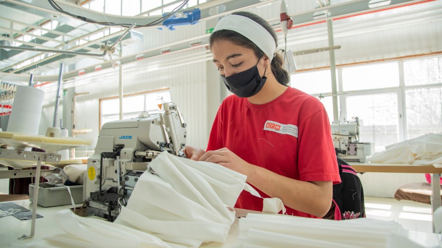 The apparel industry must balance the health and safety of factory workers against the desire to ramp up production, Inspectorio says.