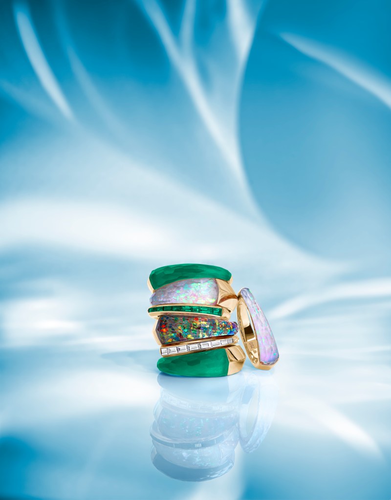Stacking rings from Stephen Webster's CH2 collection
