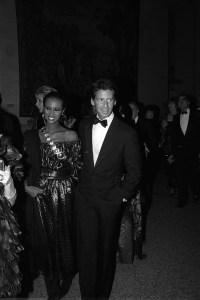The scene at the Met Gala, 1981.