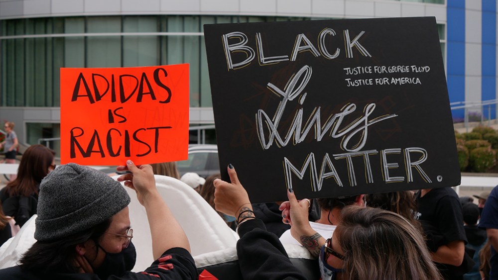 Adidas employee protest