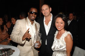 Sean "Diddy" Combs, John Demsey and Alina Cho, 2007