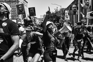 Juneteenth marches photographed by JD Barnes on June 19, 2020 in NYC .