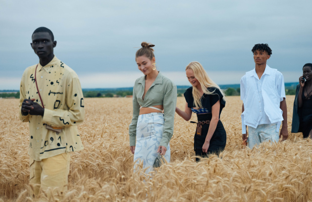Backstage at Jacquemus RTW Spring 2021