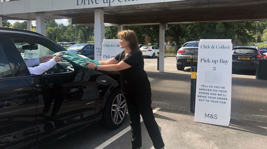 Marks and Spencer is further adapting to coronavirus-driven concerns in launching two new trials for its click-and-collect program.