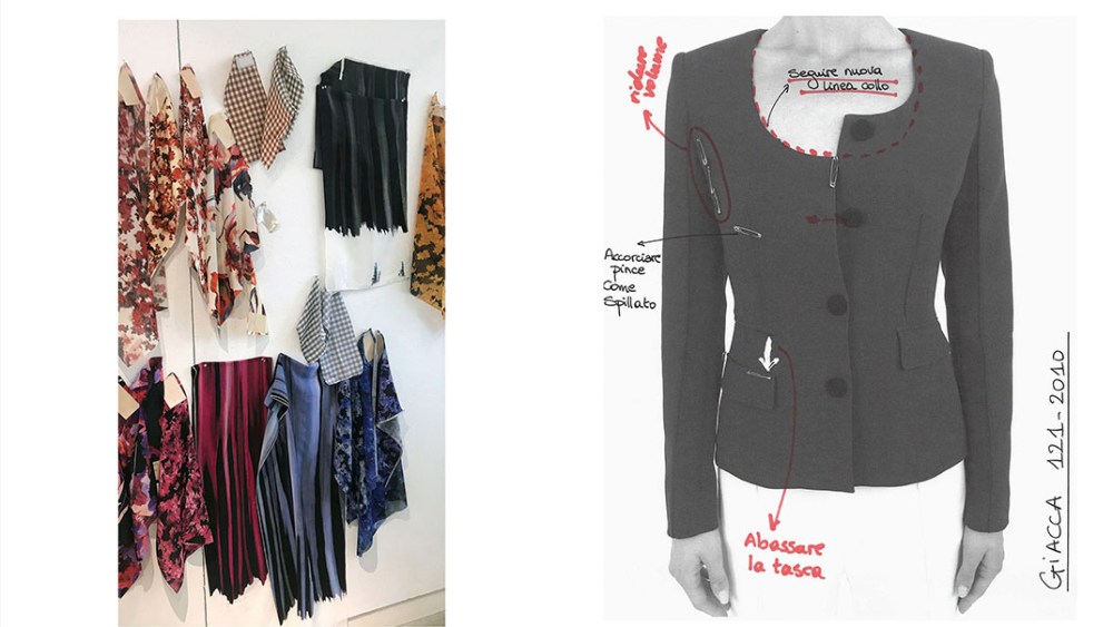 Fittings photos with notes from Altuzarra resort.