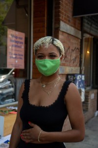 Masks as seen in the streets of Brooklyn, N.Y., and Los Angeles.
