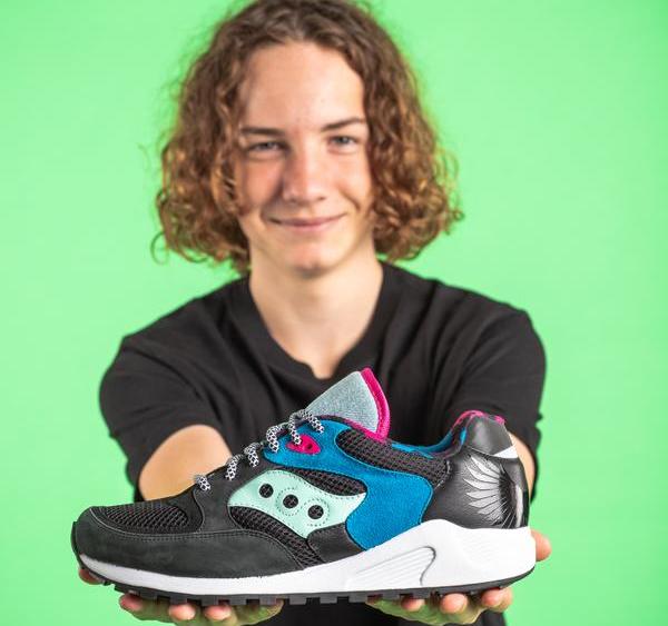 Saucony got help from six patient-artists at Boston Children's Hospital to debut its limited-edition Shoes with Soul footwear collection.