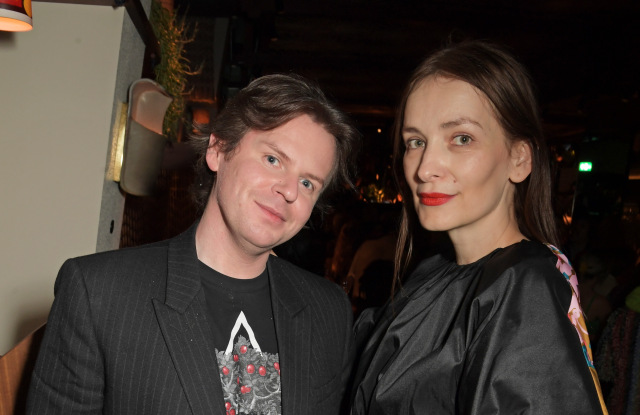 LONDON, ENGLAND - FEBRUARY 17:   Christopher Kane and Roksanda Ilincic attend the LOVE Magazine LFW Party, celebrating issue 23 at The Standard, London on February 17, 2020 in London, England. LOVE magazine is welcoming Ben Cobb as Editor-In-Chief Men's, Graham Rounthwaite as Creative Director, and Oliver Volquardsen as Fashion Director. (Photo by David M. Benett/Dave Benett/Getty Images for LOVE Magazine)