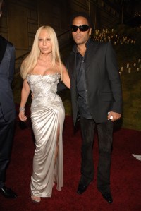 Donatella Versace and Lenny Kravitz at the Met Gala in 2006.