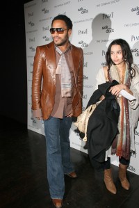 Lenny and Zoe Kravitz at a film screening in 2006.