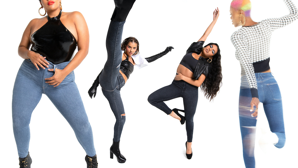 Good American’s Emma Grede discussed the brand’s new Always Fits jeans which expand three to four sizes for unprecedented stretch.