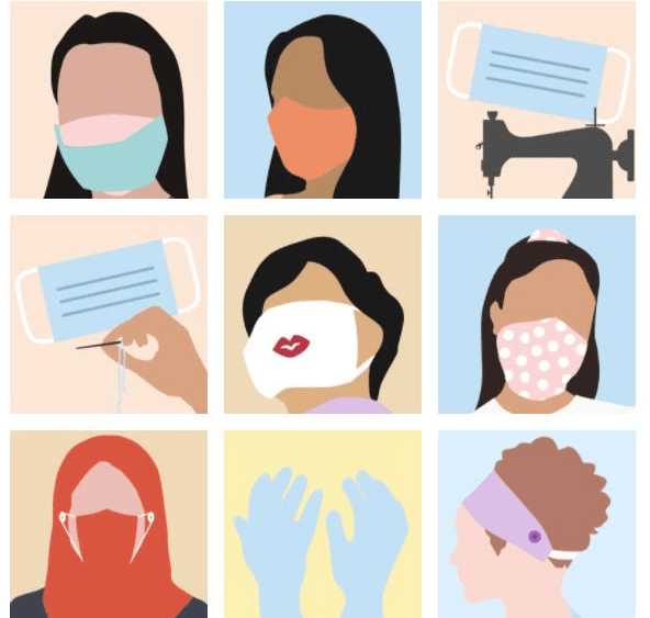 United we Mask, ppe, masks, DIY, sustainability, diversity, inclusion, kids, craft