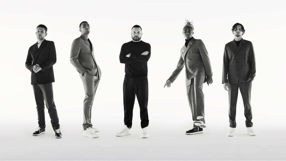 Arnaud Valois, Younes Bendjima, Kim Jones, Kailand Morris and Jérémie Laheurte.