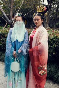 Attendees at the Xitang Hanfu Festival in China.