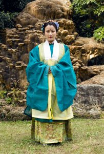 Attendees at a Hanfu gathering in Shanghai.