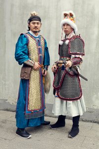 Attendees at the Xitang Hanfu Festival in China.