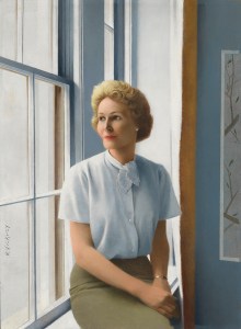 Pat Nixon by Robert Vickrey