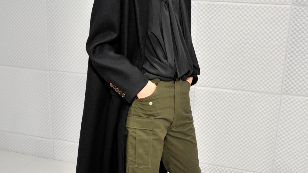 Stella Tennant in the front row