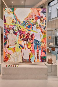 The new Loewe boutique on Rue Saint-Honore in Paris.