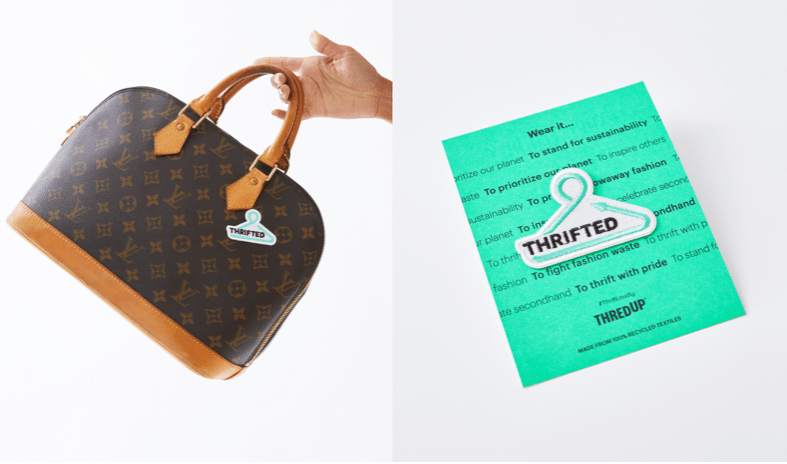 thrift, thrift logo, thredup, resale