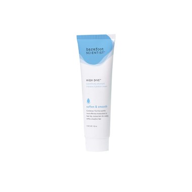 barefoot scientist high dive foot cream, best foot creams for dry feet & cracked heels