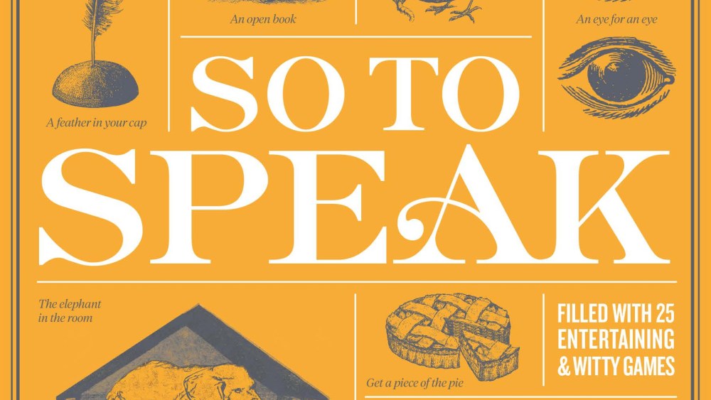 The cover of the just-released “So To Speak.”