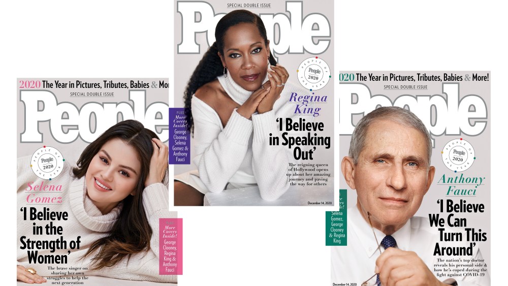 People Names Dr. Anthony Fauci, Selena Gomez, Regina King and George Clooney 2020 People of the Year