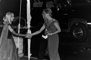 Princess Diana of Wales (C) attends a gala in Washington, D.C., celebrating a local appearance by the London City Ballet, on October 4, 1990.