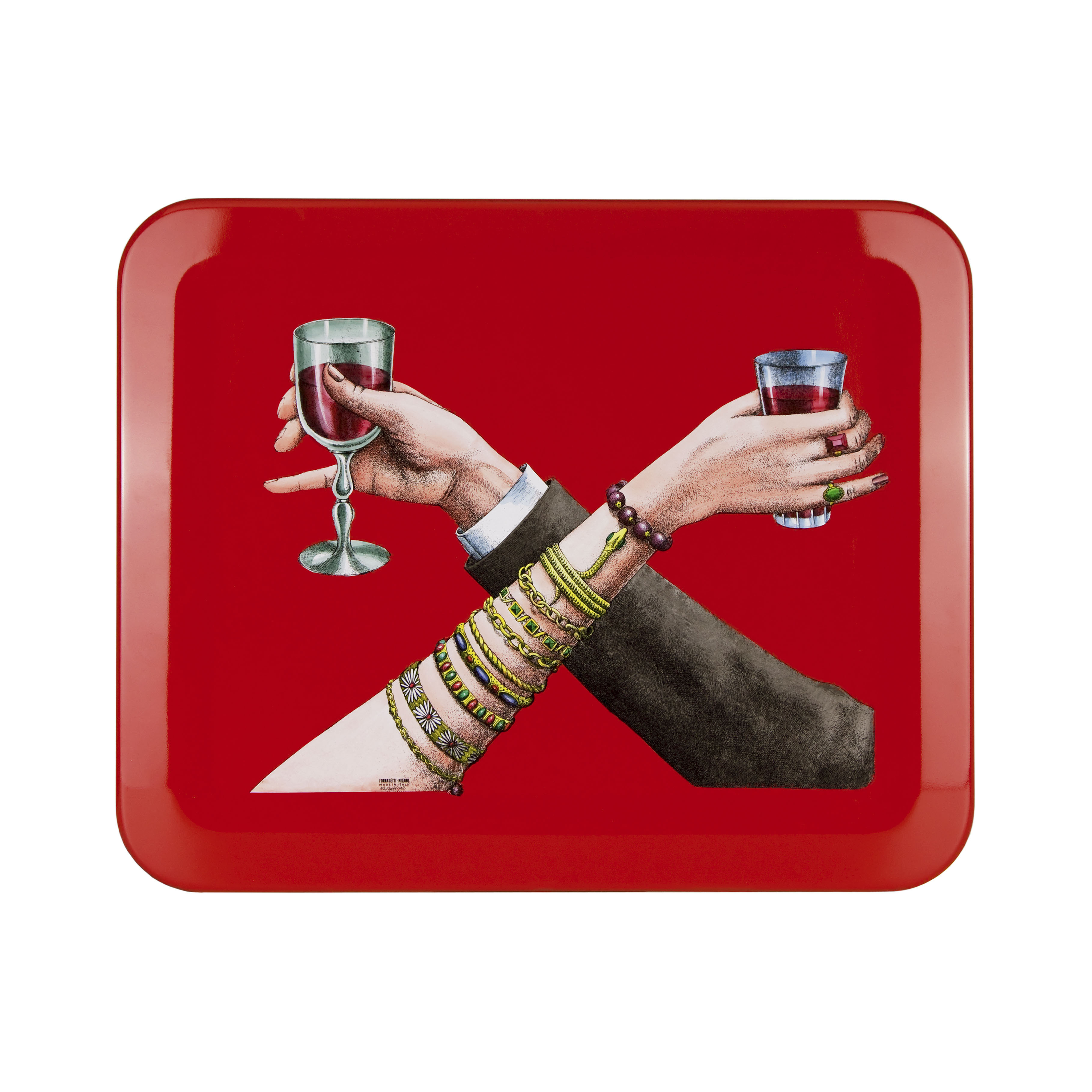 A Fornasetti “Brindisi” Tray 28 Unisex Valentine's Day Gifts: Fornasetti “Brindisi” Tray