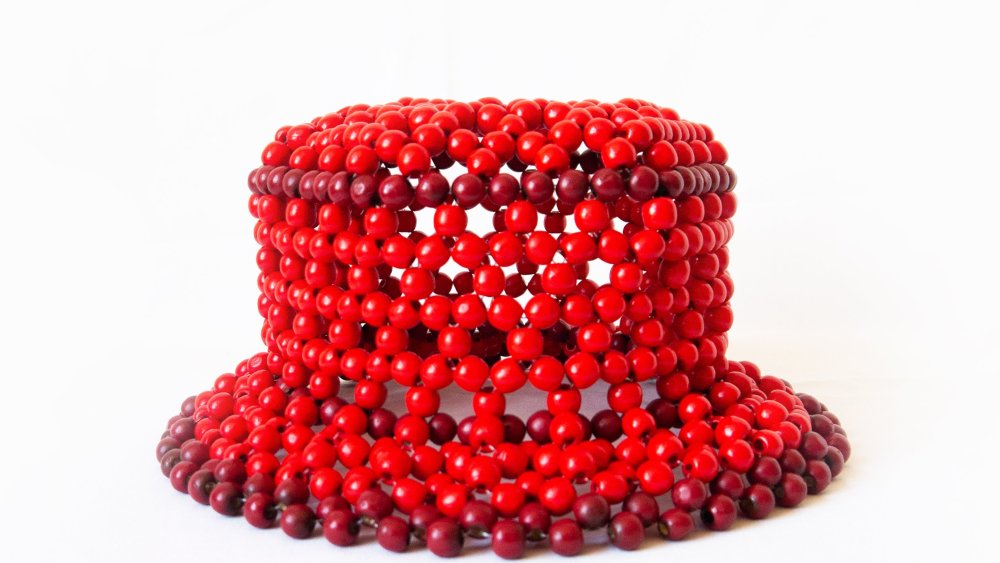 A beaded hat from the Edas x Cameron Tea collaboration.