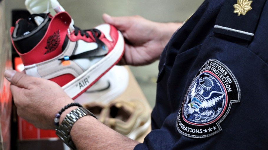 Counterfeit Nike sneakers are among the more commonly seized items by CBP and other law enforcement agencies.