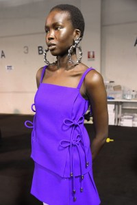 Backstage at Del Core RTW Fall 2021