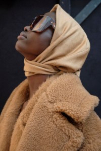 Backstage at Max Mara RTW Fall 2021