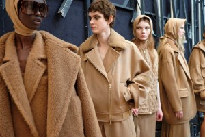 Backstage at Max Mara RTW Fall 2021