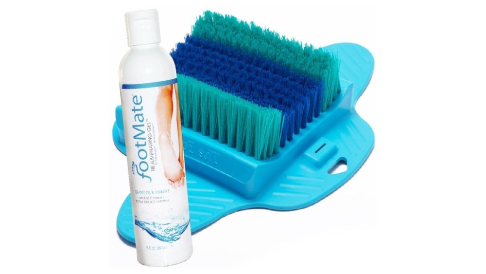 the footmate system, best shower foot scrubbers