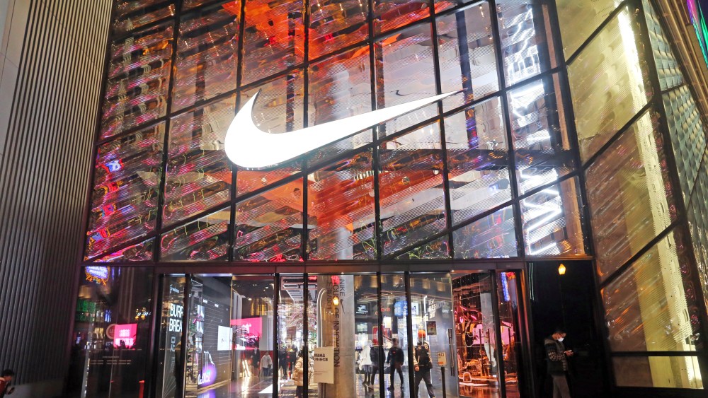 A Nike store in Shanghai
