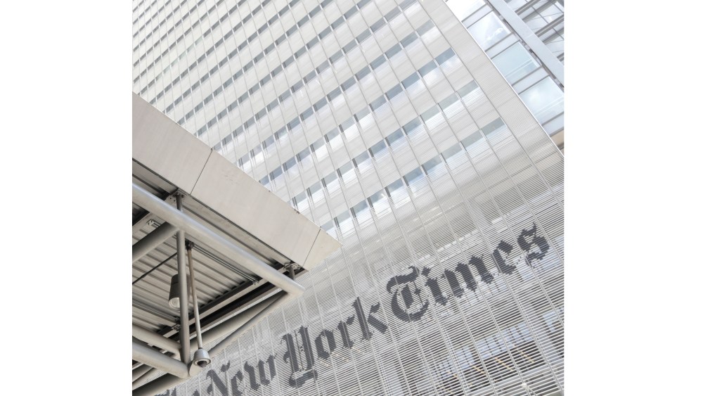 Headquarters of The New York Times